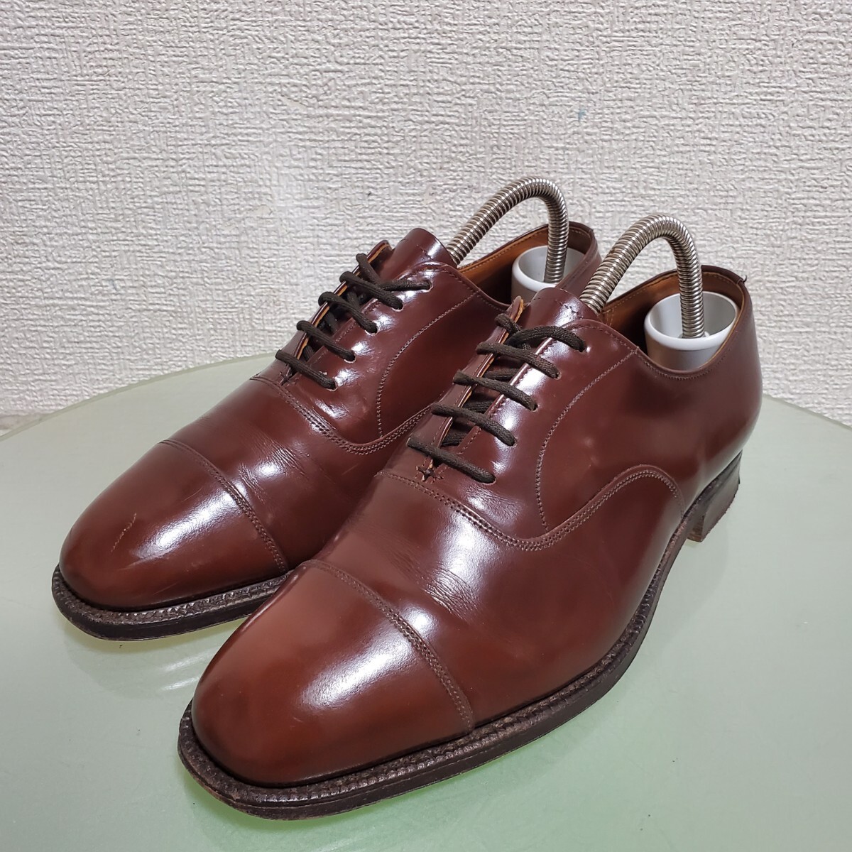 Church's チャーチ BALMORAL バルモラル レザーシューズ ビジネスシューズ 60F 約25㎝ ダークブラウン イングランド製 三大都市_画像1