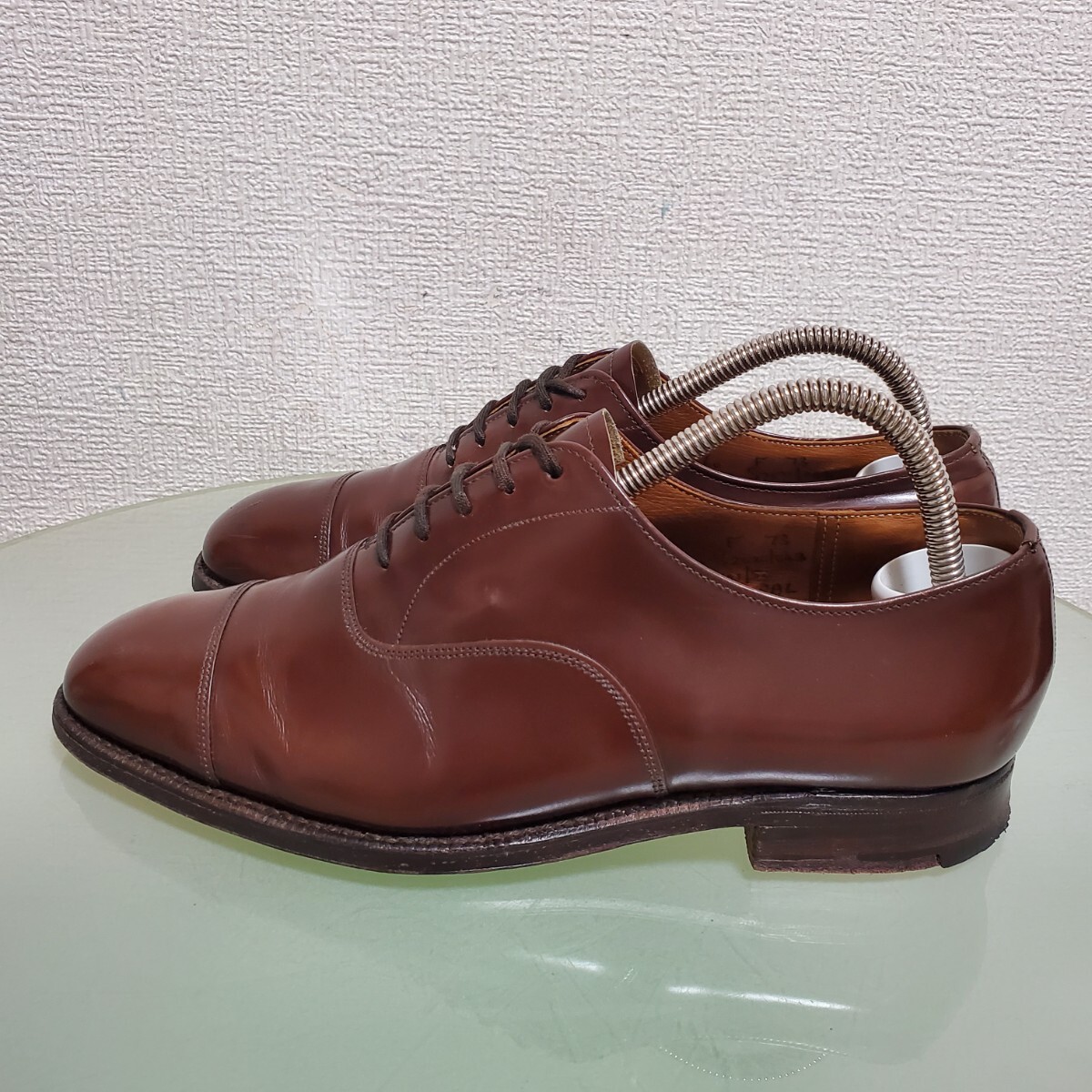 Church's チャーチ BALMORAL バルモラル レザーシューズ ビジネスシューズ 60F 約25㎝ ダークブラウン イングランド製 三大都市_画像2