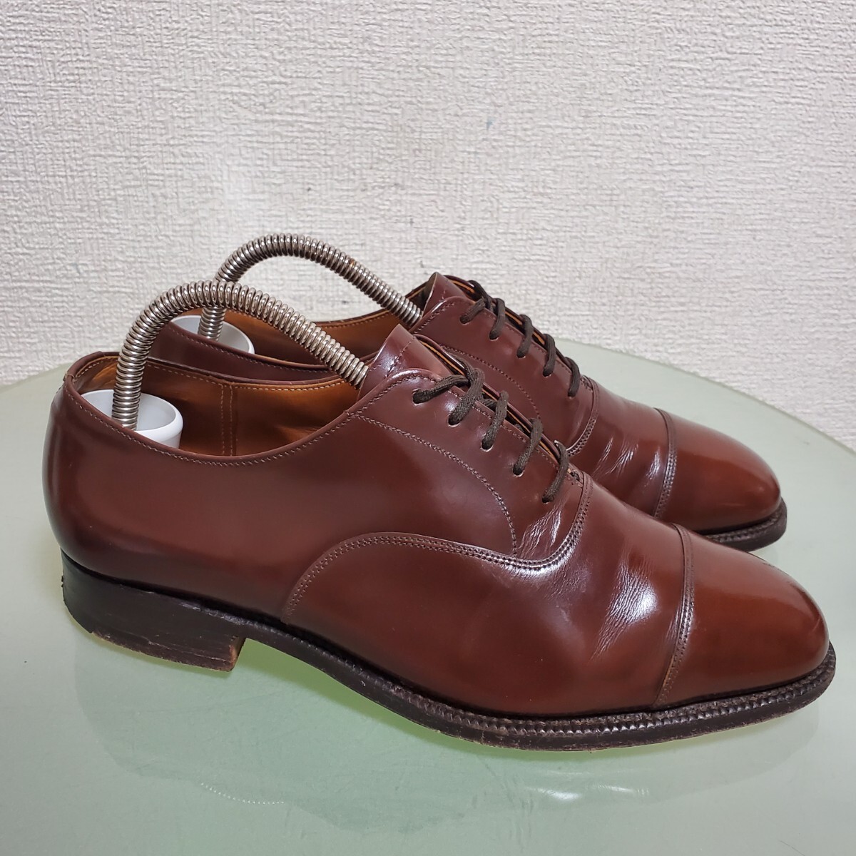 Church's チャーチ BALMORAL バルモラル レザーシューズ ビジネスシューズ 60F 約25㎝ ダークブラウン イングランド製 三大都市_画像3