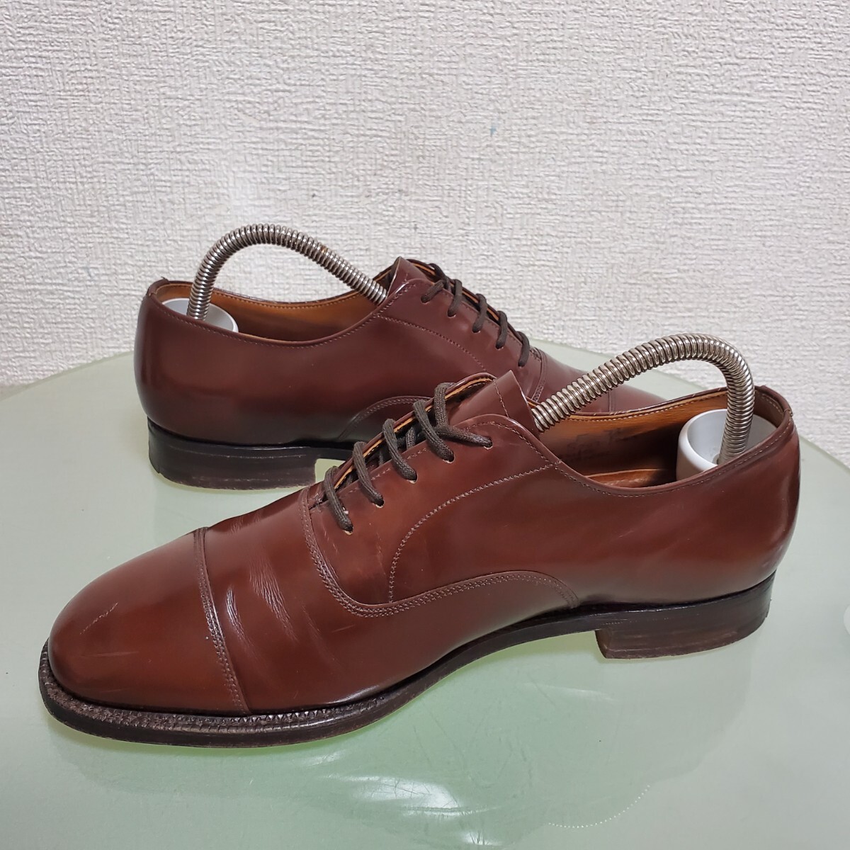 Church's チャーチ BALMORAL バルモラル レザーシューズ ビジネスシューズ 60F 約25㎝ ダークブラウン イングランド製 三大都市_画像4