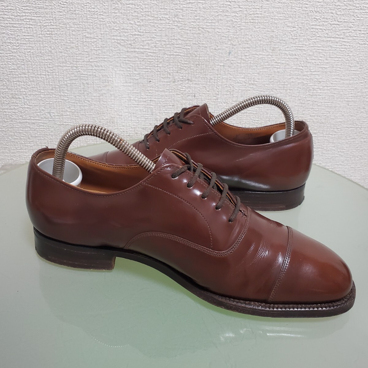 Church's チャーチ BALMORAL バルモラル レザーシューズ ビジネスシューズ 60F 約25㎝ ダークブラウン イングランド製 三大都市_画像5