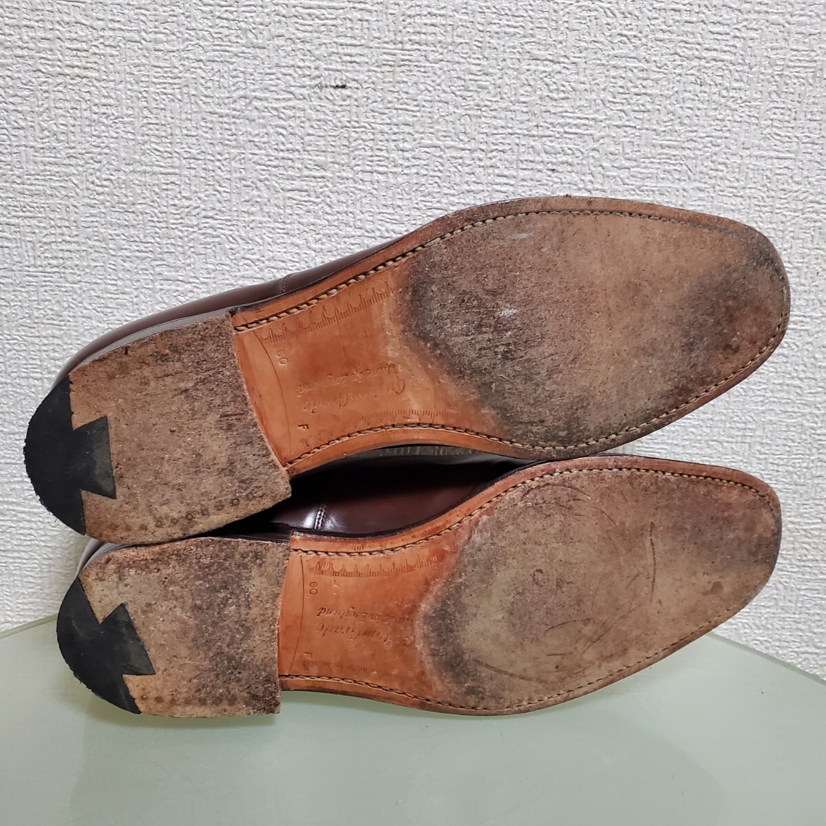 Church's チャーチ BALMORAL バルモラル レザーシューズ ビジネスシューズ 60F 約25㎝ ダークブラウン イングランド製 三大都市_画像8