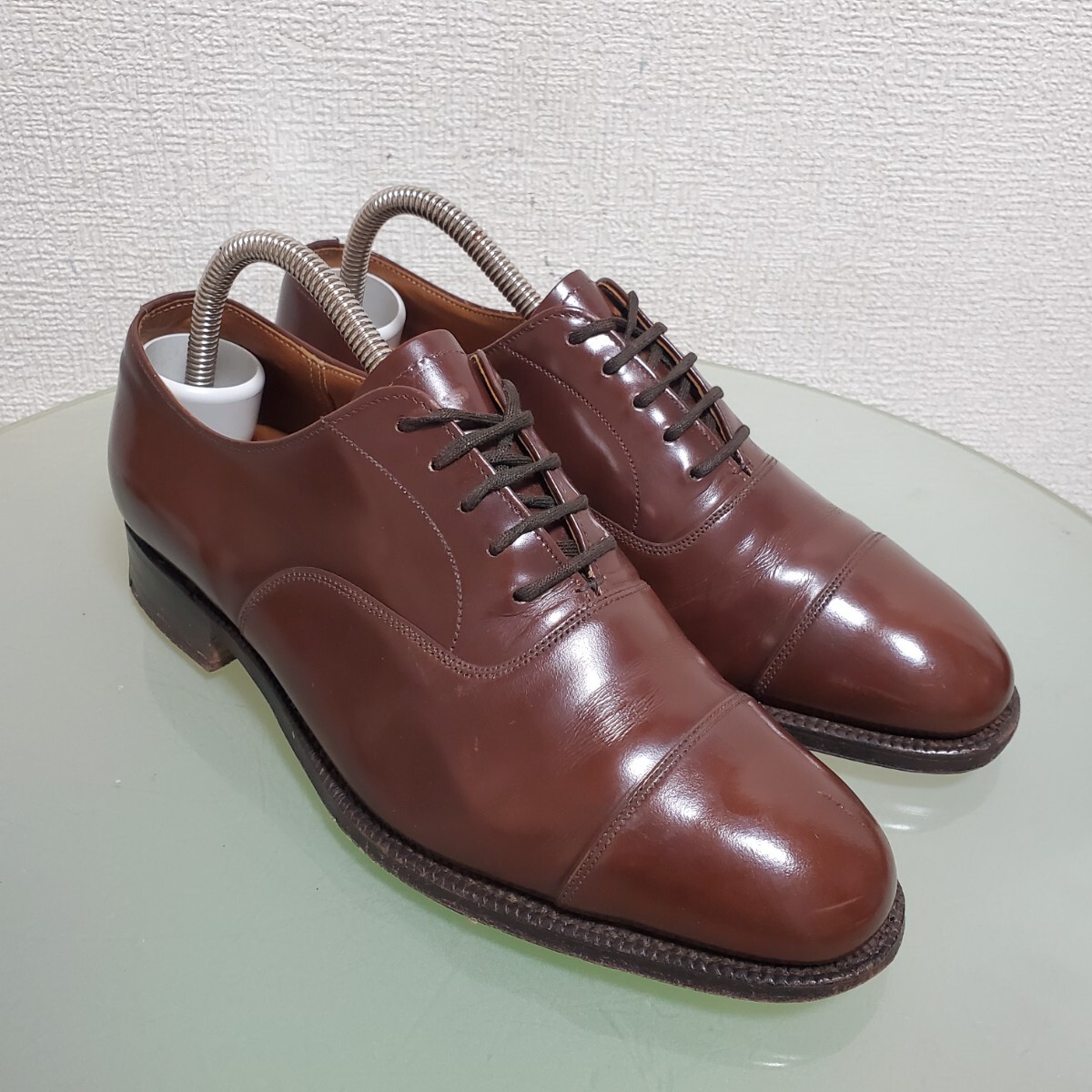 Church's チャーチ BALMORAL バルモラル レザーシューズ ビジネスシューズ 60F 約25㎝ ダークブラウン イングランド製 三大都市_画像9