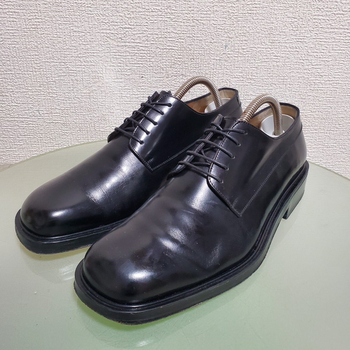 Salvatore Ferragamo サルヴァトーレフェラガモ レザーシューズ ビジネスシューズ 6.5 約25㎝ 3E ブラック イタリア製_画像1