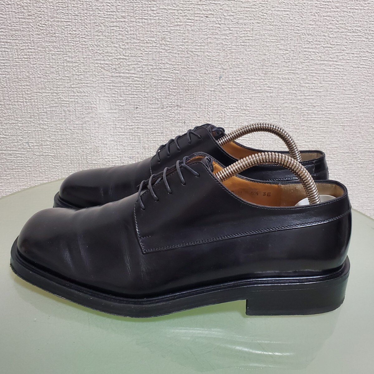 Salvatore Ferragamo サルヴァトーレフェラガモ レザーシューズ ビジネスシューズ 6.5 約25㎝ 3E ブラック イタリア製_画像2