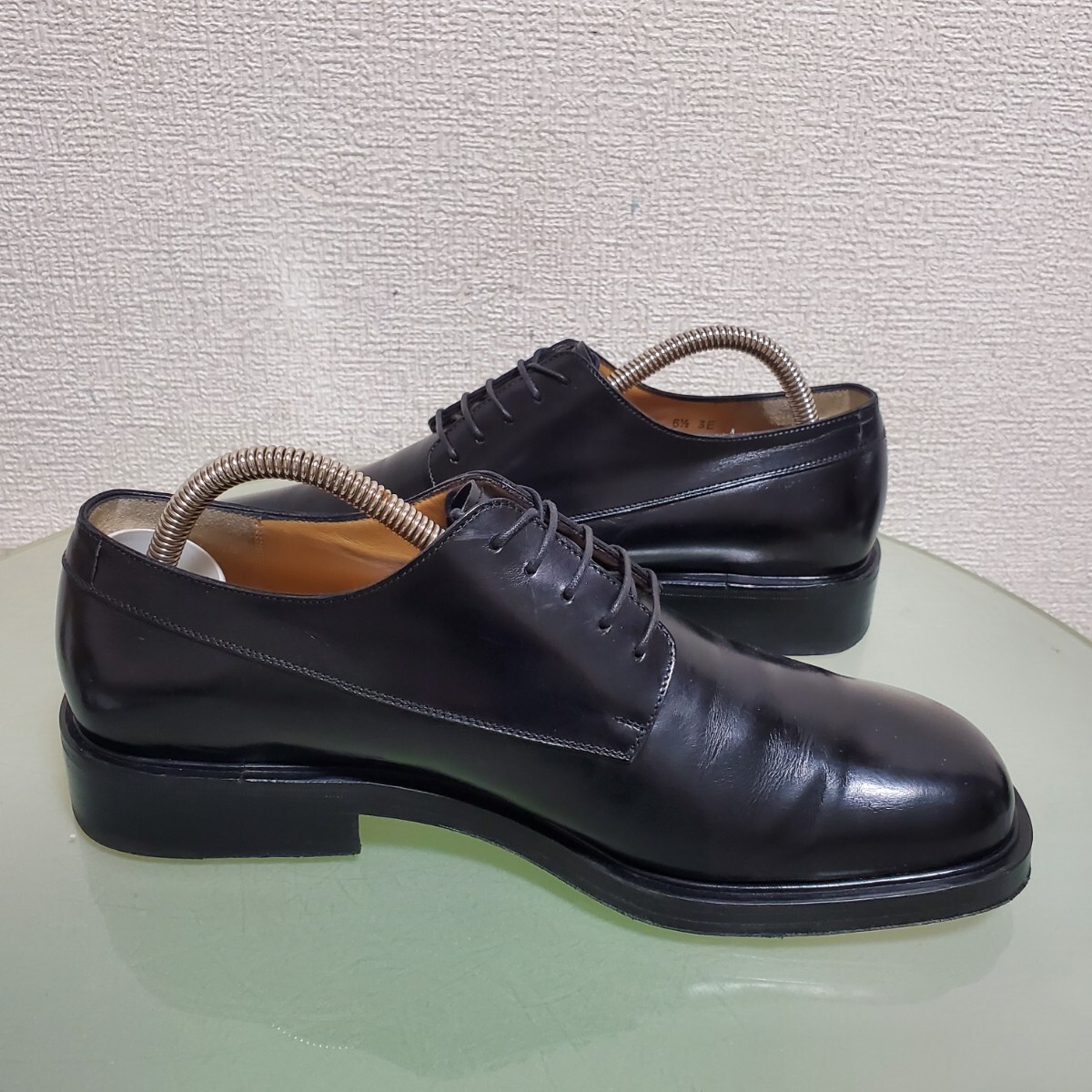 Salvatore Ferragamo サルヴァトーレフェラガモ レザーシューズ ビジネスシューズ 6.5 約25㎝ 3E ブラック イタリア製_画像5