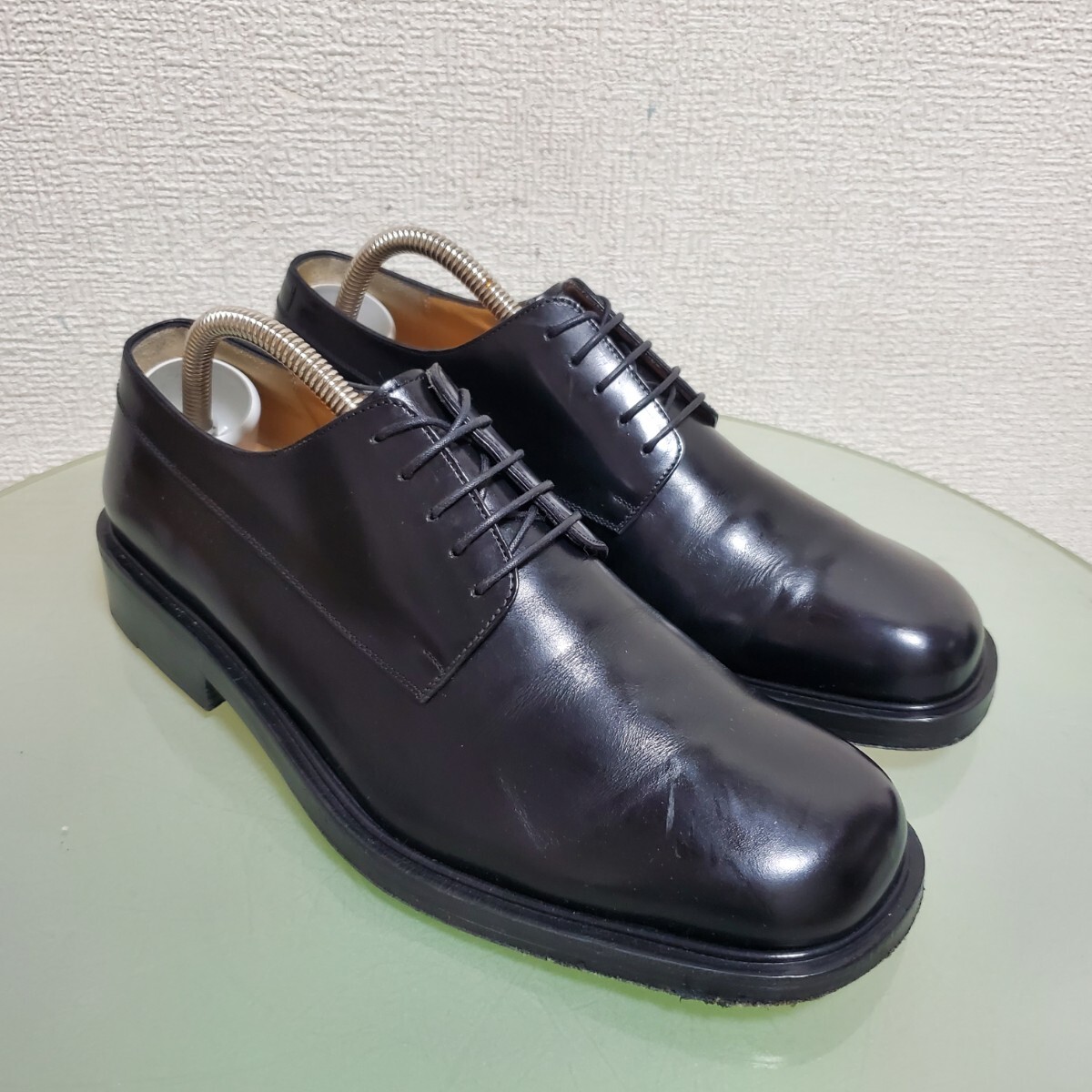 Salvatore Ferragamo サルヴァトーレフェラガモ レザーシューズ ビジネスシューズ 6.5 約25㎝ 3E ブラック イタリア製_画像9