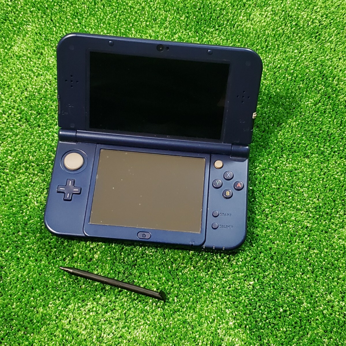 new NINTENDO 3DS LL 本体 動作確認済み 初期化済み メタリックブルー Nintendo オススメ(*^^*) ニンテンドー 任天堂 _画像1