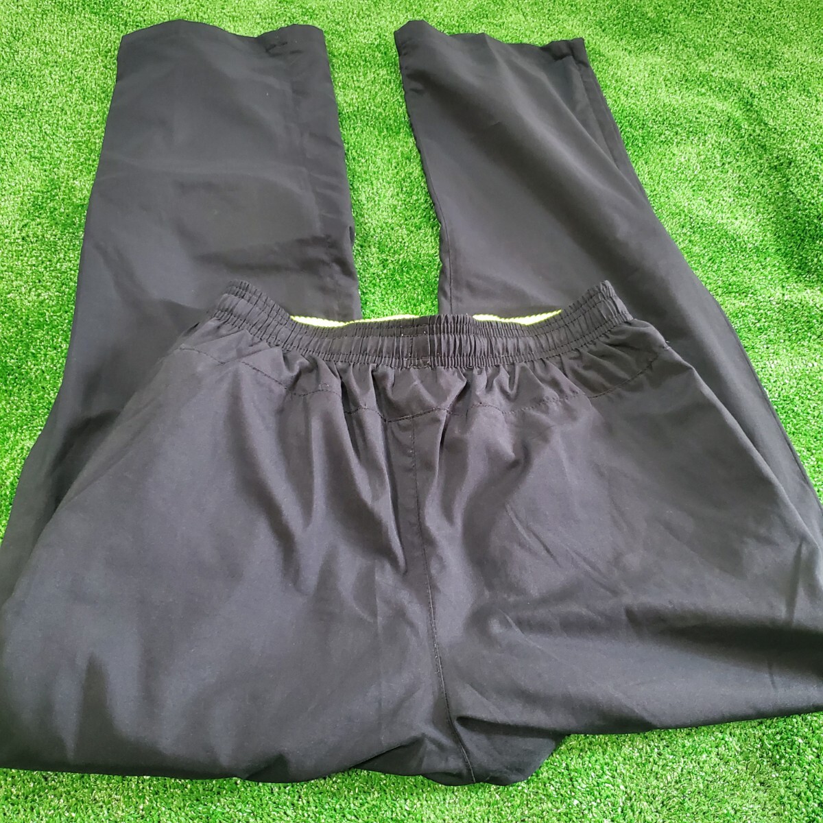 NIKE ナイキ MERCURIAL マーキュリアル セットアップ 上下セット L ブラック 蛍光イエロー ジャージ パンツ DRI-FIT 美品_画像9