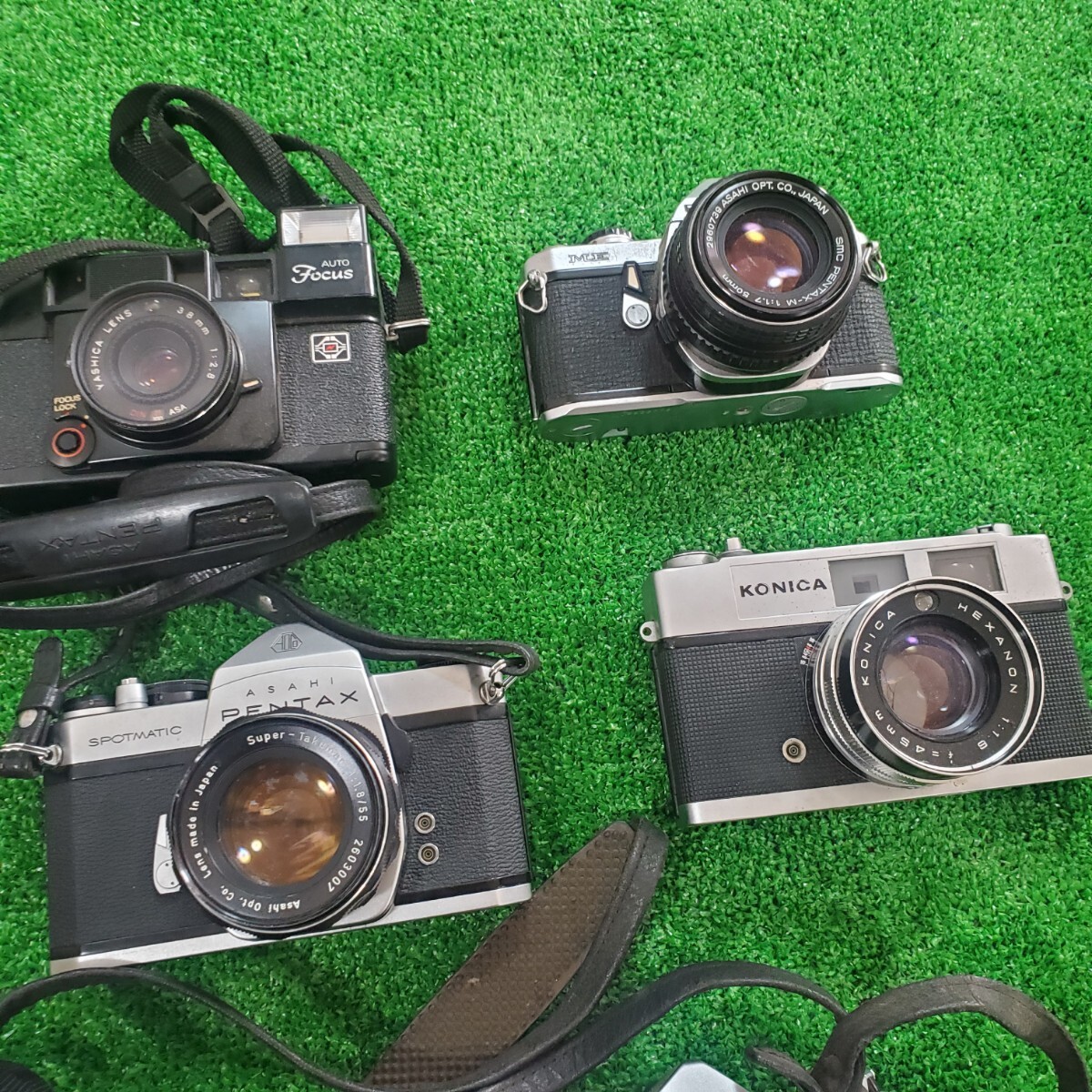 PENTAX Pentax MAMIYA YASHICA OLYMPUS Olympus KONICA Konica FUJICA камера пленочный фотоаппарат однообъективный зеркальный FTA EE-2 продажа комплектом 