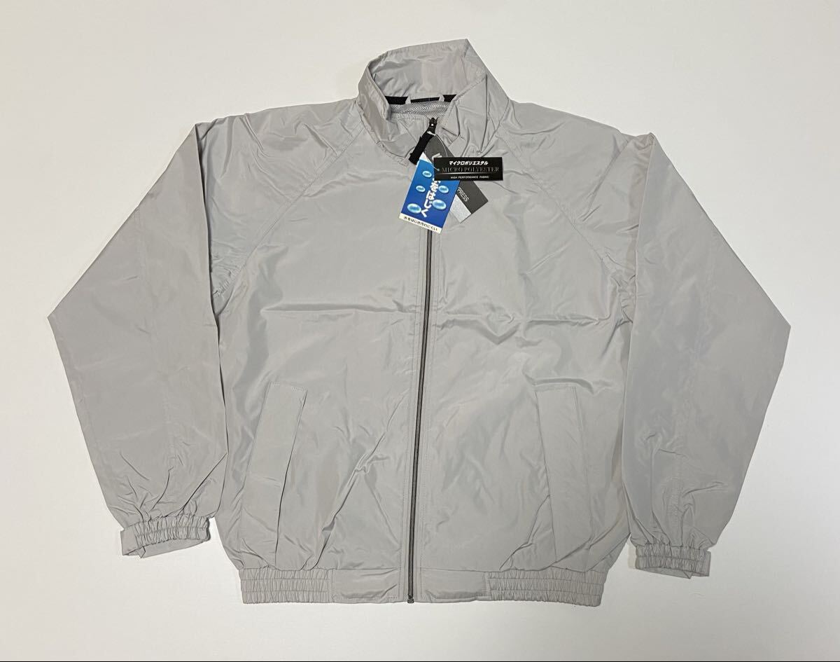 ＊送料込み格安＊新品無地ナイロンジャンパー＊グレー＊FREEサイズ＊M〜Lサイズ_画像1