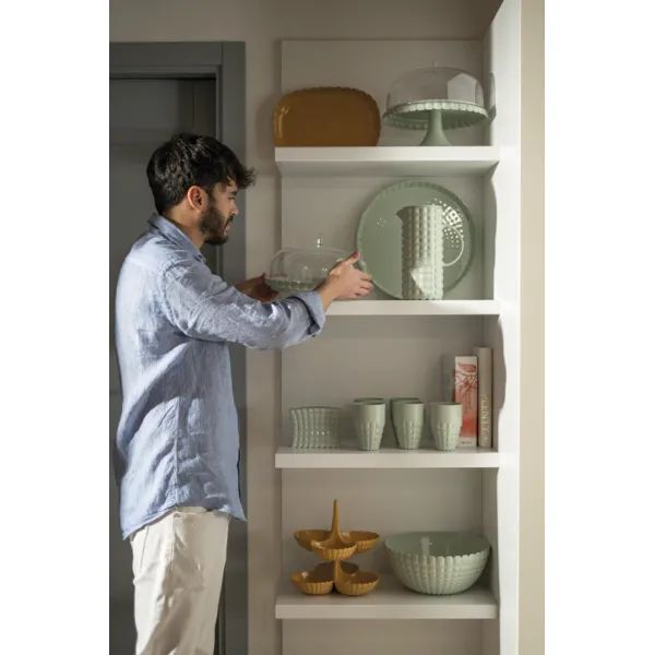 guzzini グッチーニ ティファニー ピッチャー 水筒 お茶入れ マーブグリーン 薄緑_画像5