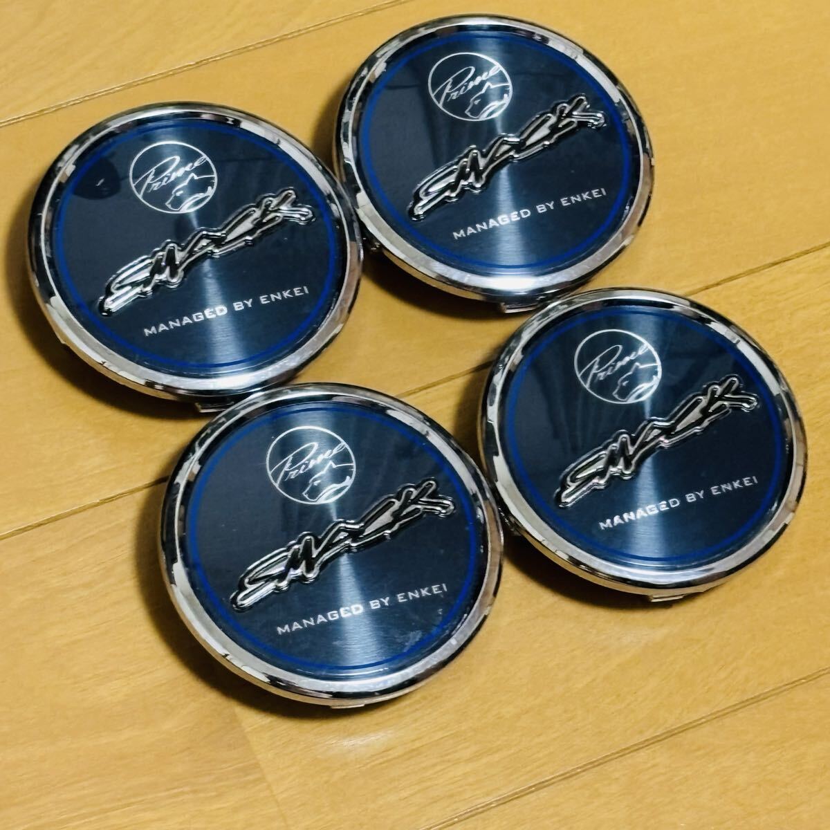 AME 共豊 By ENKEI エンケイ SMACK スマック センターキャップ 中古 4個 1306C01 _画像2