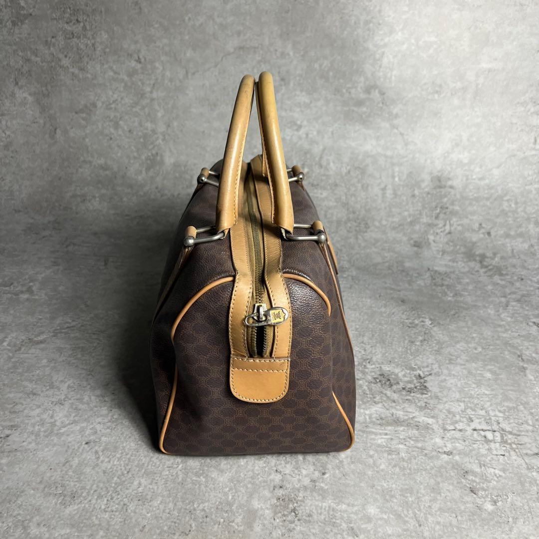 CELINE セリーヌ　ミニボストンバッグ　マカダム柄　希少_画像5