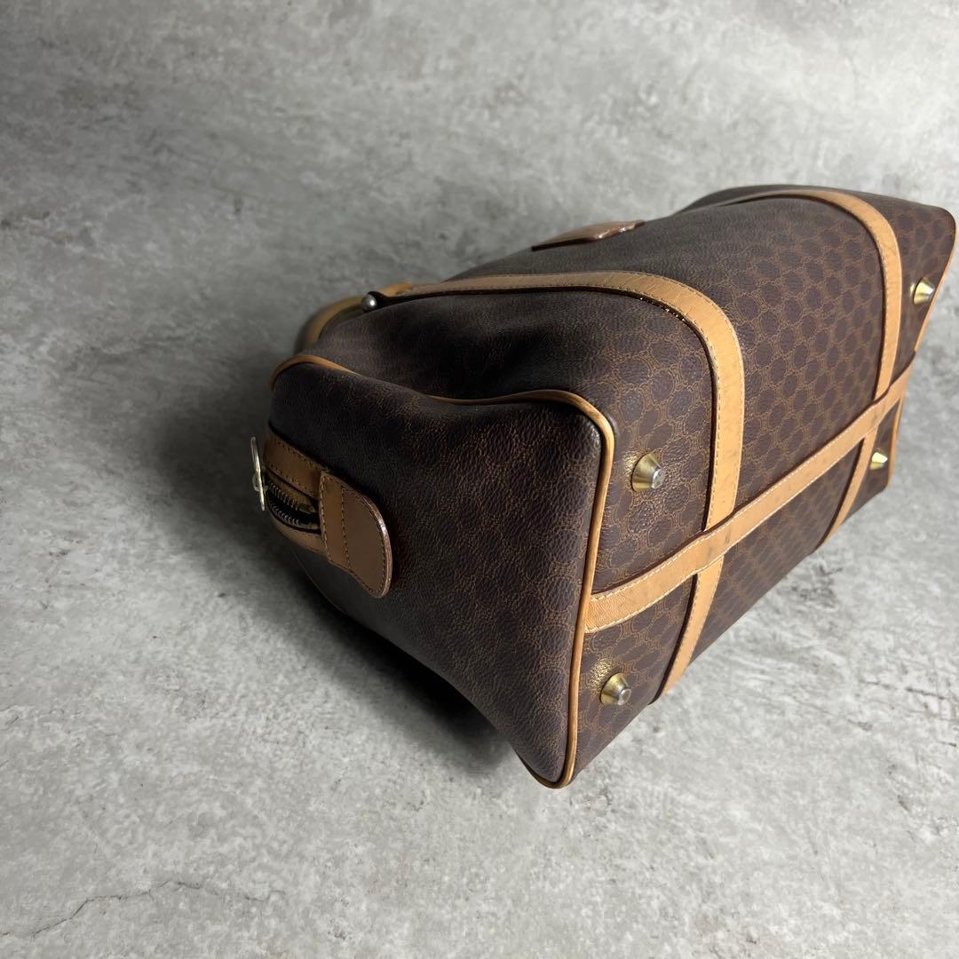 CELINE セリーヌ　ミニボストンバッグ　マカダム柄　希少_画像8