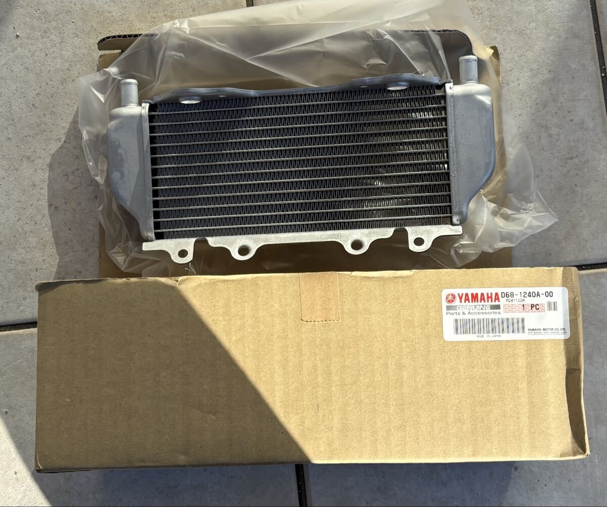 YZ125/YZ125X для (MY2025 после для ) оригинальный радиатор левый новый товар не использовался товар номер детали D68-1240A-00
