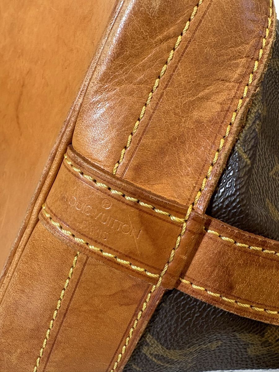 .709-034 LOUIS VUITTON монограмма noe сумка на плечо мешочек type Brown Louis Vuitton 