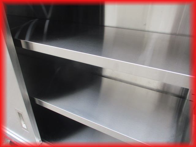 吊戸棚 中古 業務用 扉付き ステンレス 1200×350×750mm 厨房 シンコー 収納 大阪発 保健所の申請にも g579_画像4
