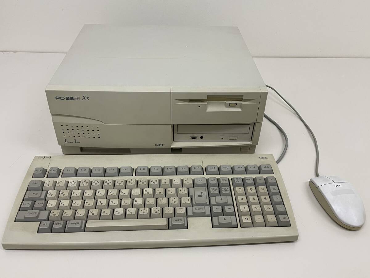 PC-9821Xs/U7W + 純正キーボード + 純正マウス_画像1