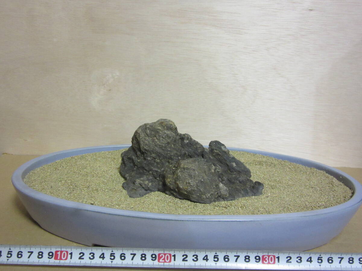 A3 佐治川石 水石 鑑賞石 水盤飾り_画像2