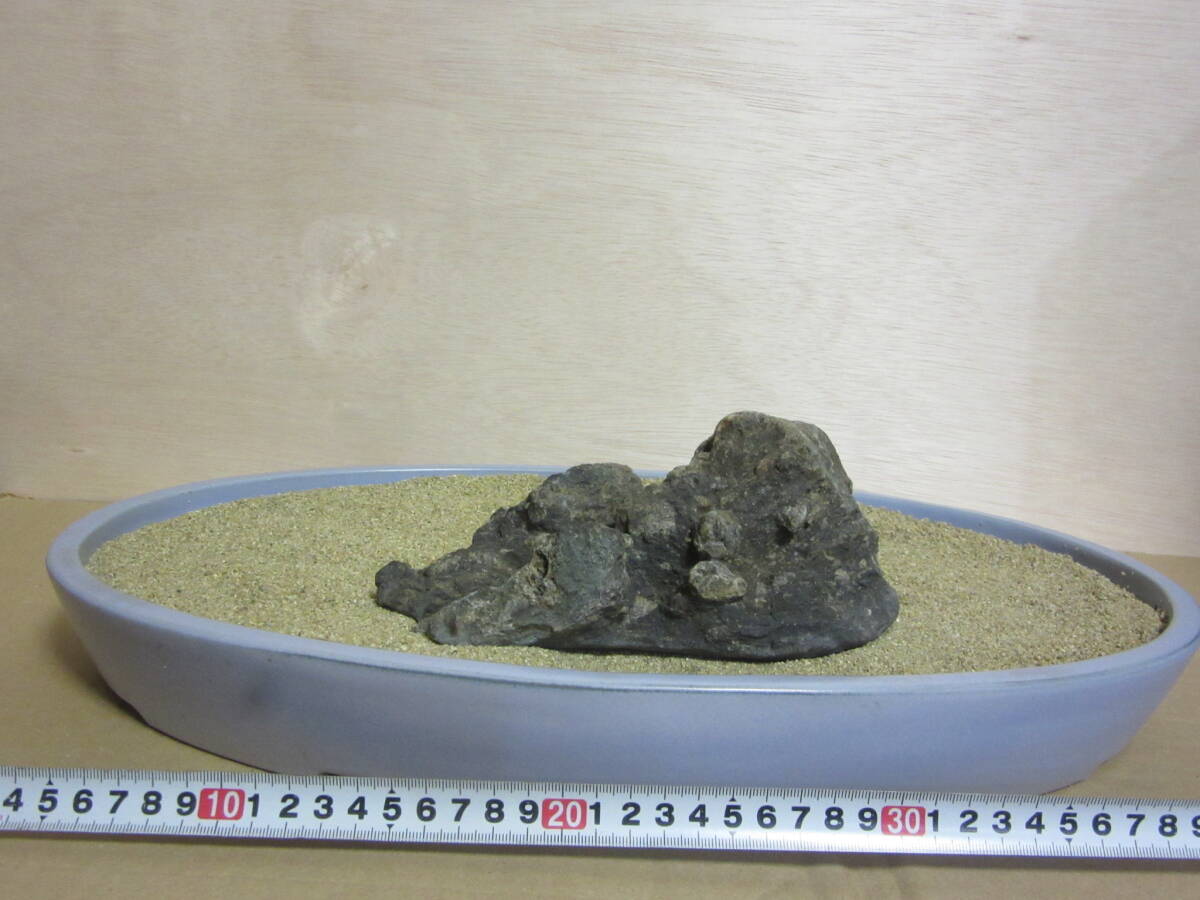 A3 佐治川石 水石 鑑賞石 水盤飾り_画像6