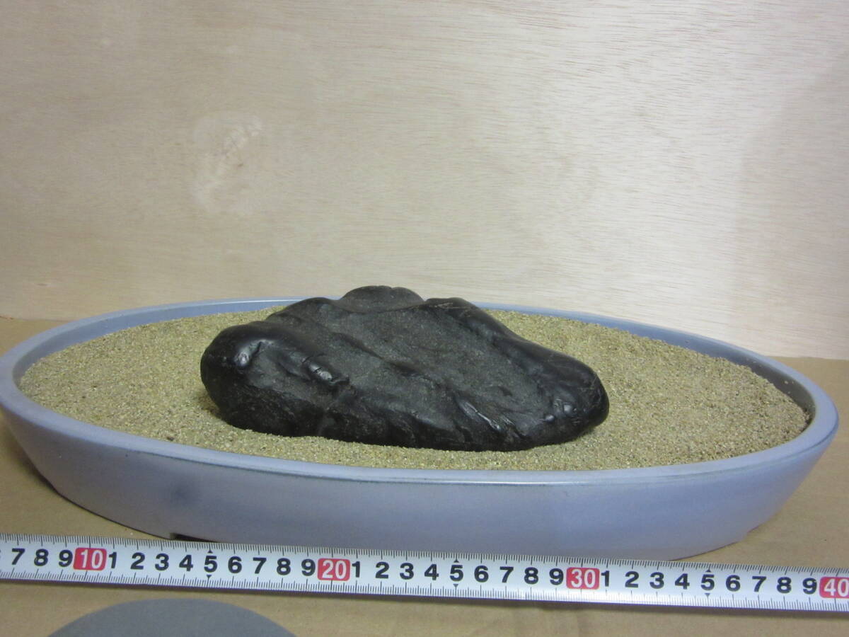 A3 只見川石 水石 水盤飾り 鑑賞石 _画像2