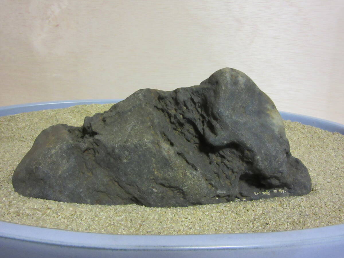 Ｚ１　姫川石　水盤飾り　鑑賞石　水石　台座付き_画像7