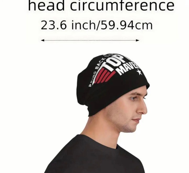 ☆新品「TOP GUNトップガン マーベリック　黒」ビーニー/帽子/ワッチキャップ_画像3