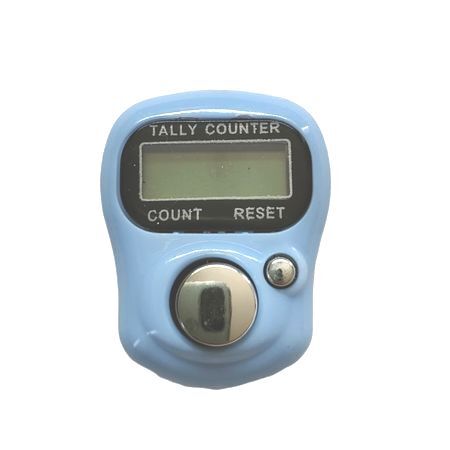 11-17　プレイに集中！　スコアカウンター　色：ブルーホワイト「B」　ハンドメイド・・・ブレスレットタイプ　デジタル表示　_画像6