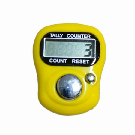 11-24　プレイに集中！　スコアカウンター　色：イエロー　【手の大きい方！】　デジタル表示　　ベルトに付けるタイプ　_画像7