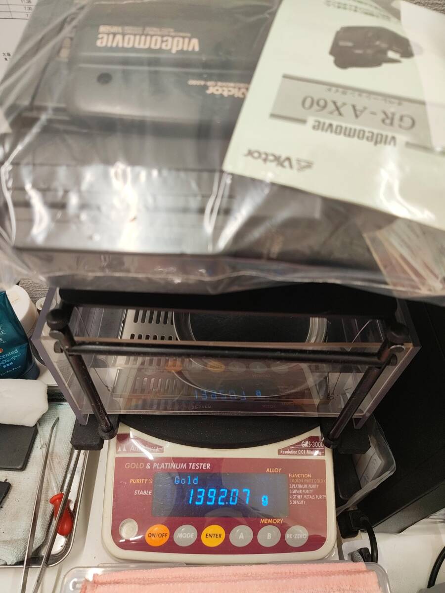 #14033 Victor ビクター VIDEO MOVIE ビデオムービー GR-AX60 通電確認済 VHS-Cテープ対応 コンパクトビデオテープ 中古品 現状品_画像7