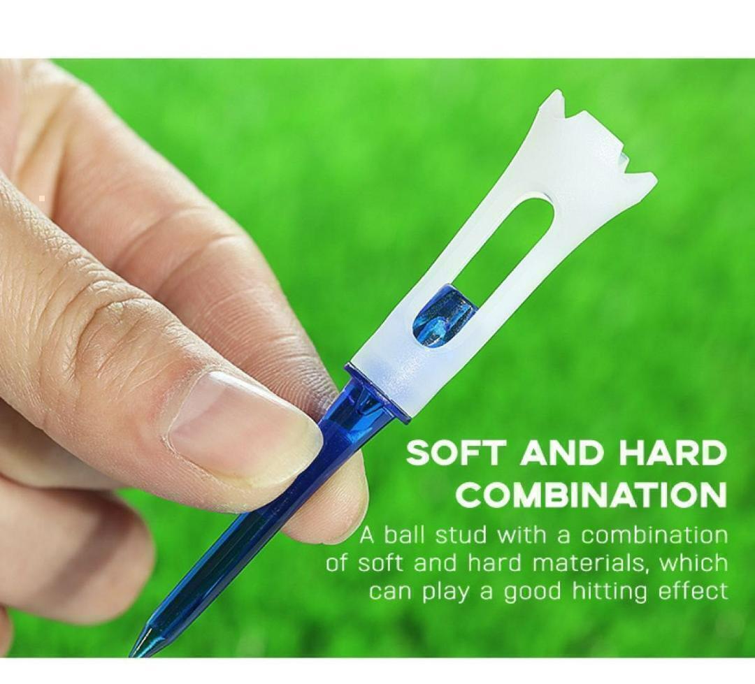 20本 ゴルフティー ロング 83mm プラスチック マルチカラーno358-11131_画像3