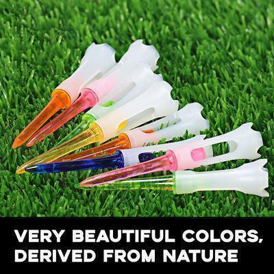 20本 ゴルフティー ロング 83mm プラスチック マルチカラーno358-11130_画像2