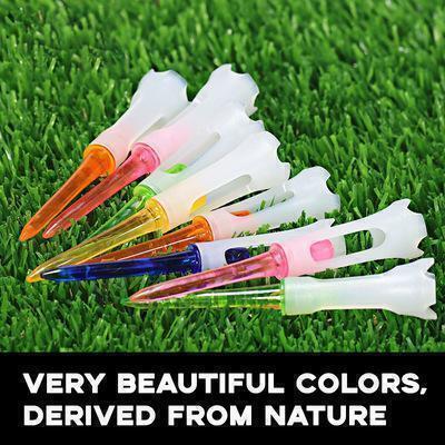 20本 ゴルフティー ロング 83mm プラスチック マルチカラーno358-11131_画像2