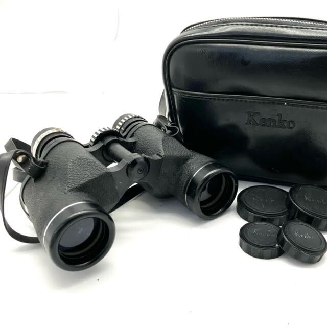 仙18 KENKO 10x35 WIDE ANGLE 7.5 双眼鏡 ケンコー ケース ストラップ キャップ アウトドア バードウォッチング_画像1