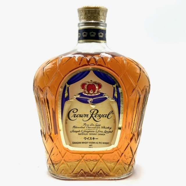 .1[ не . штекер ]Crown Royal Fine De Luxe Canadian виски 750ml 40% сумка для хранения имеется Crown royal штраф Deluxe старый sake 