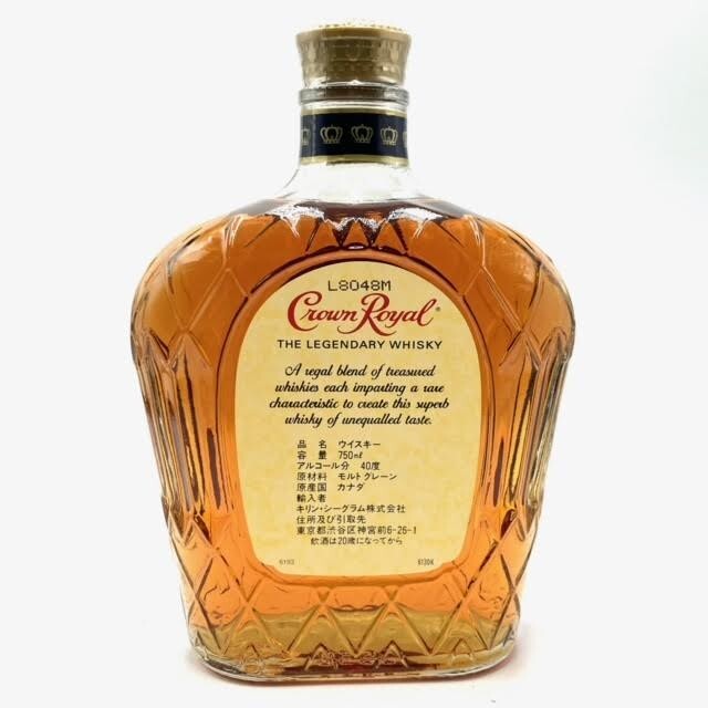 .1[ не . штекер ]Crown Royal Fine De Luxe Canadian виски 750ml 40% сумка для хранения имеется Crown royal штраф Deluxe старый sake 