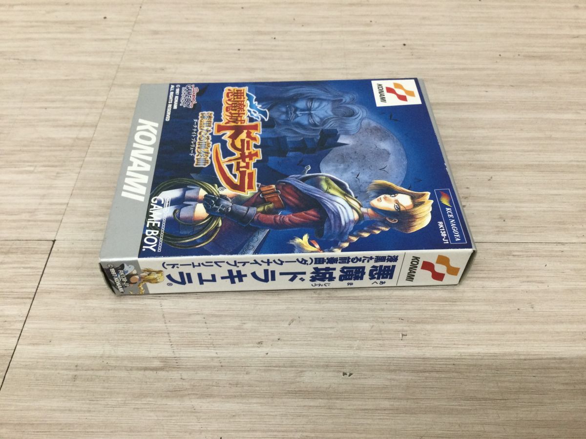 ●営KW375-60 【箱付き】Nintendo 任天堂 ゲームボーイ GB ソフト 悪魔城ドラキュラ 漆黒たる前奏曲 コナミ KONAMI 説明書付き_画像2