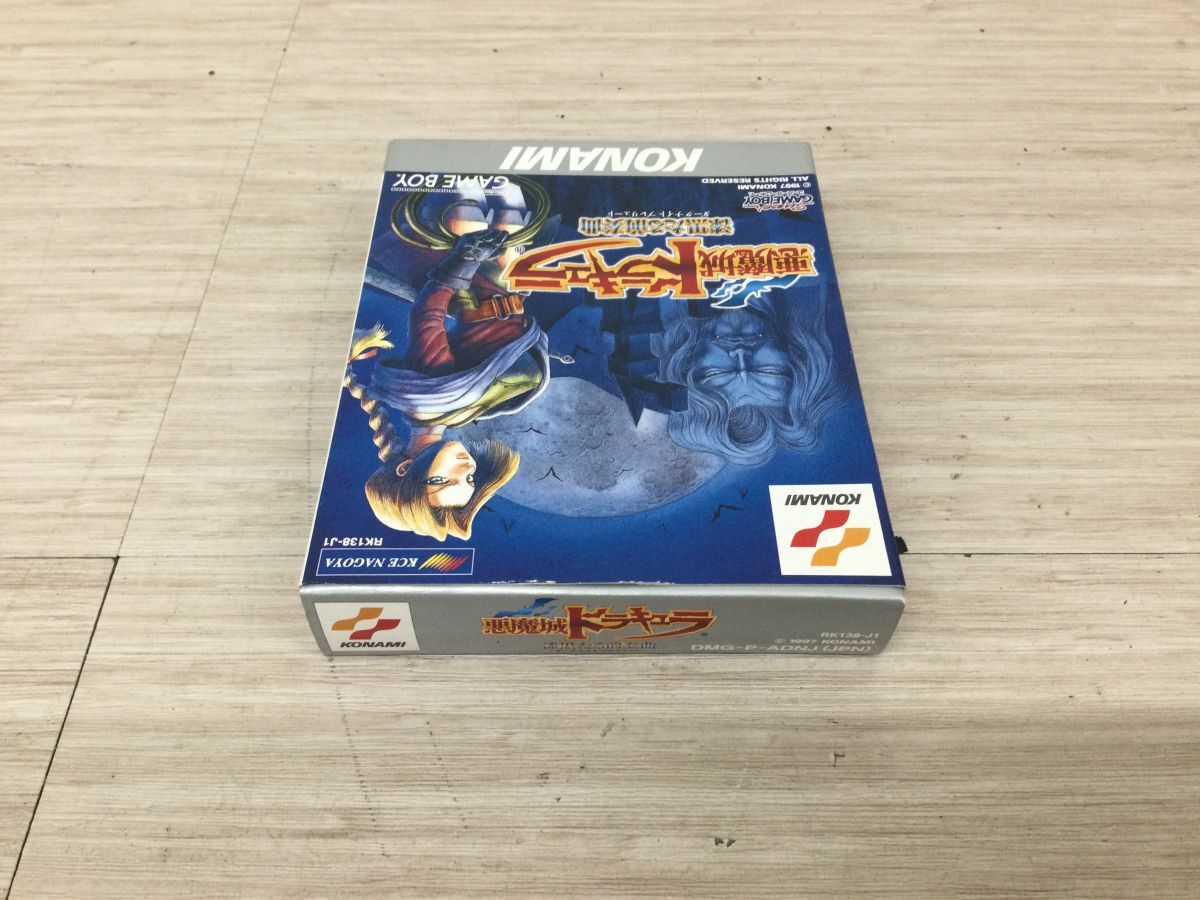 ●営KW375-60 【箱付き】Nintendo 任天堂 ゲームボーイ GB ソフト 悪魔城ドラキュラ 漆黒たる前奏曲 コナミ KONAMI 説明書付き_画像3