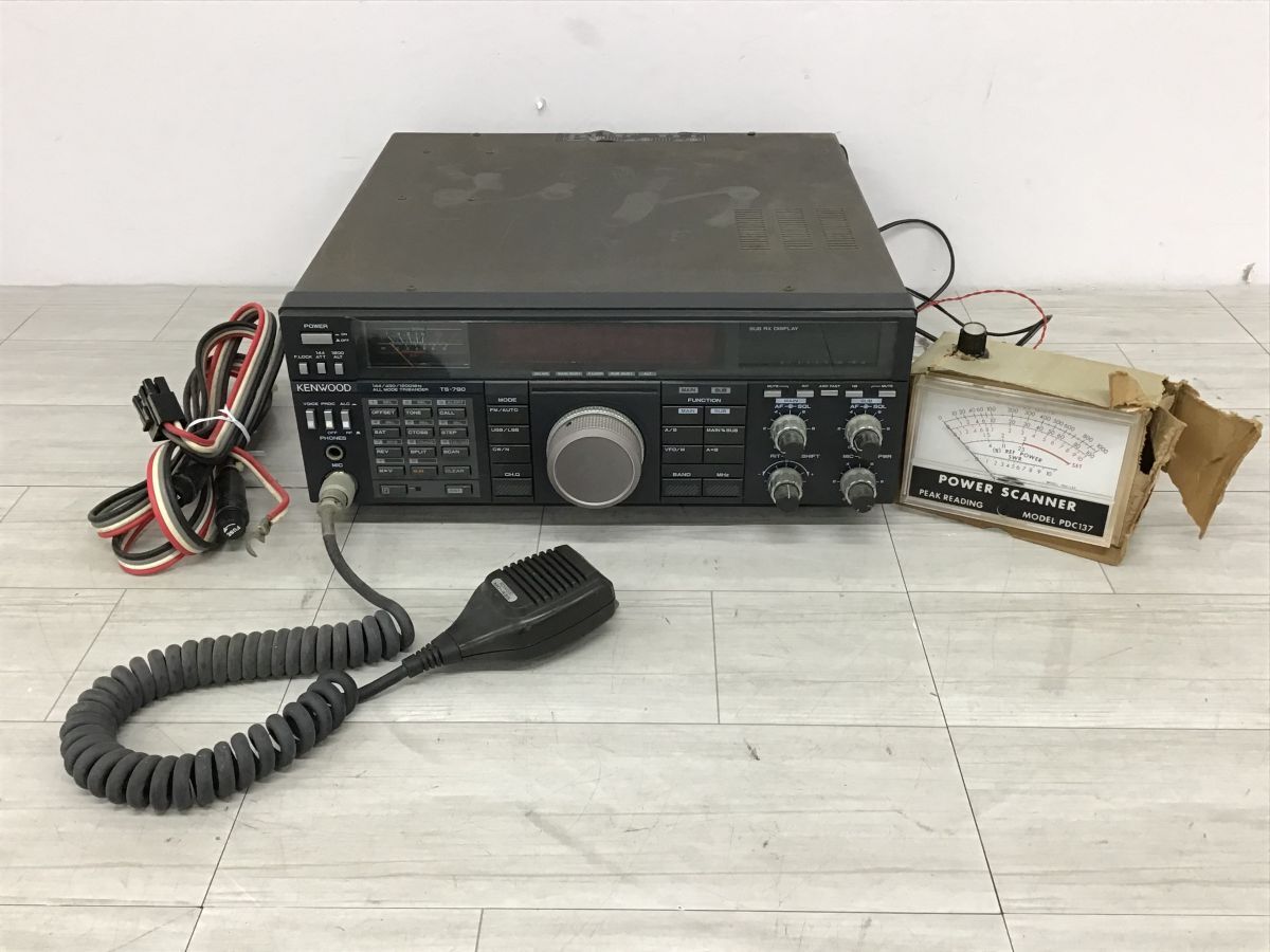 *.TN674-120 KENWOOD Kenwood TS-790 all mode / POWER SCANNER PDC137 приемопередатчик радиолюбительская связь рация суммировать /t