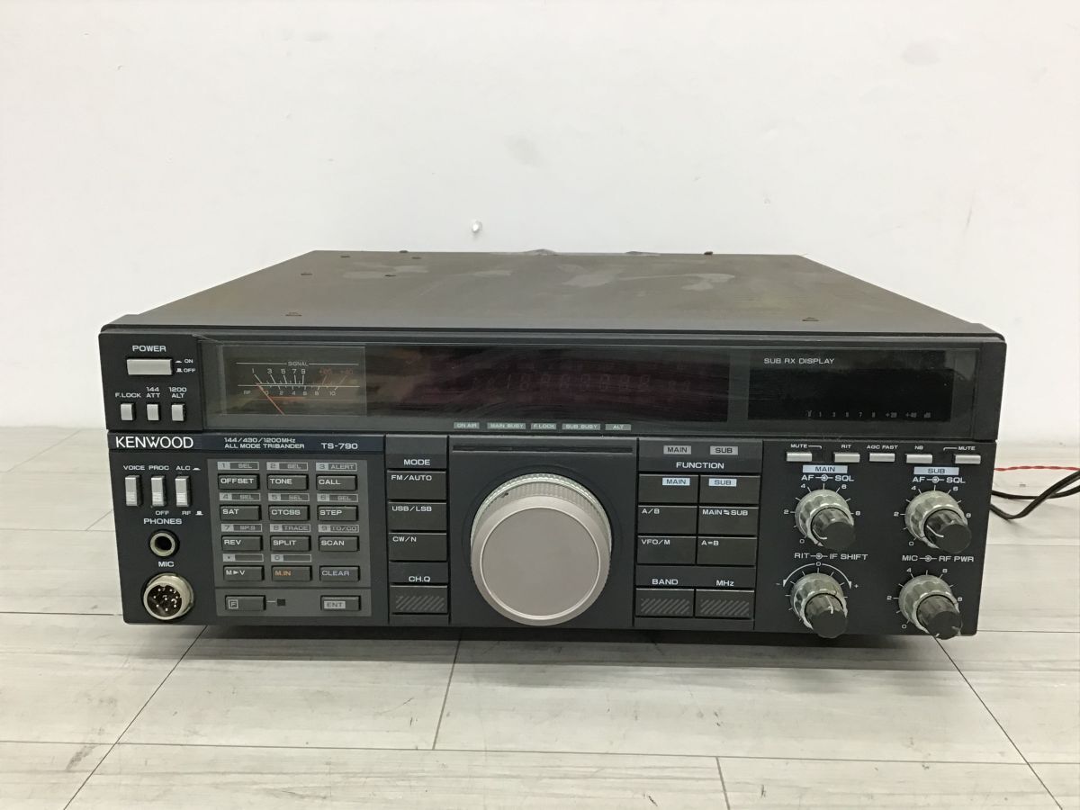 *.TN674-120 KENWOOD Kenwood TS-790 all mode / POWER SCANNER PDC137 приемопередатчик радиолюбительская связь рация суммировать /t