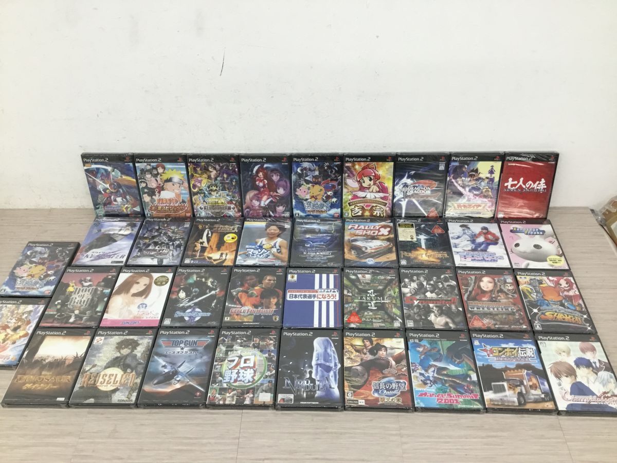 ●営KW388-100 【未開封品】 PlayStation 2 プレステ ソフト ドラッグオンドラグーン / スケルターヘブン / ロックマン 他 38本セット_画像1