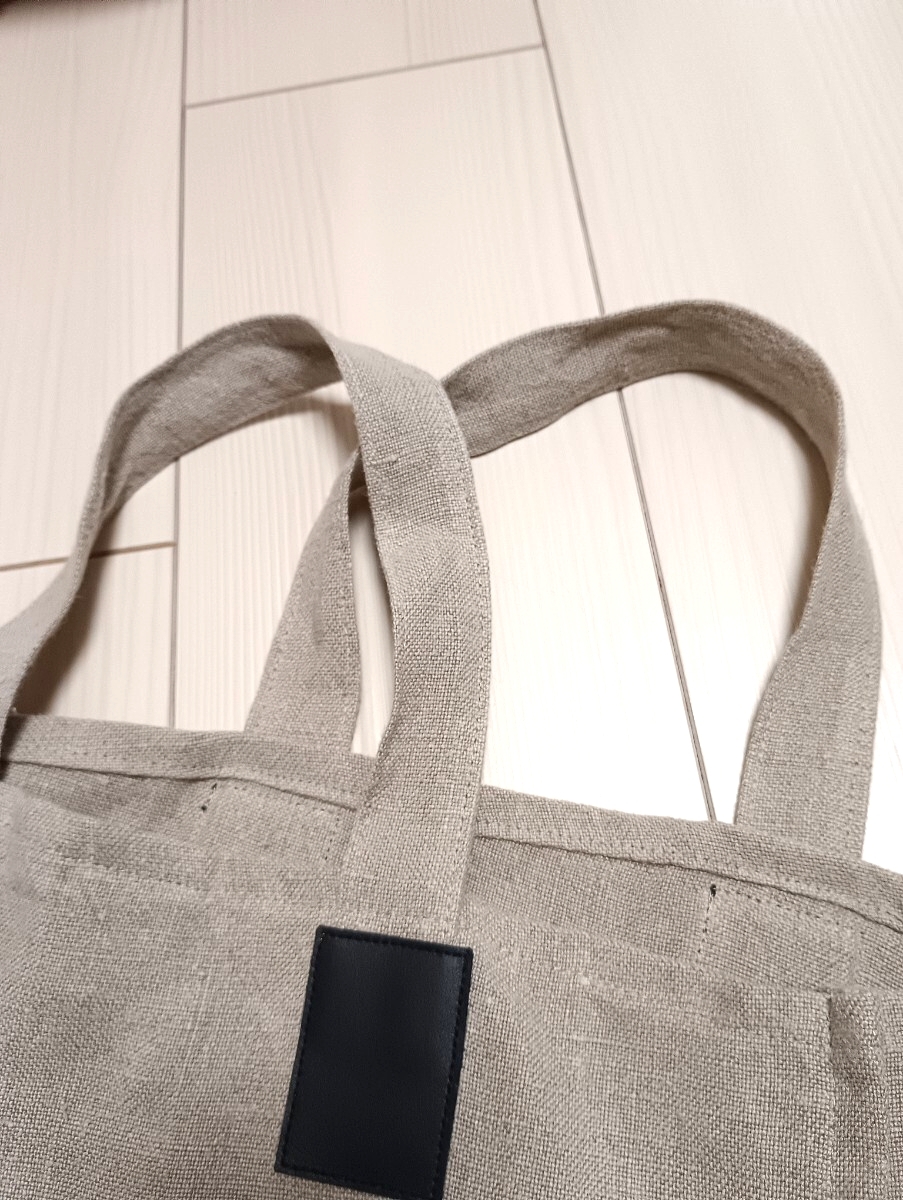 GUCCI グッチ ガーデン キャット リネン トート バッグ _画像10