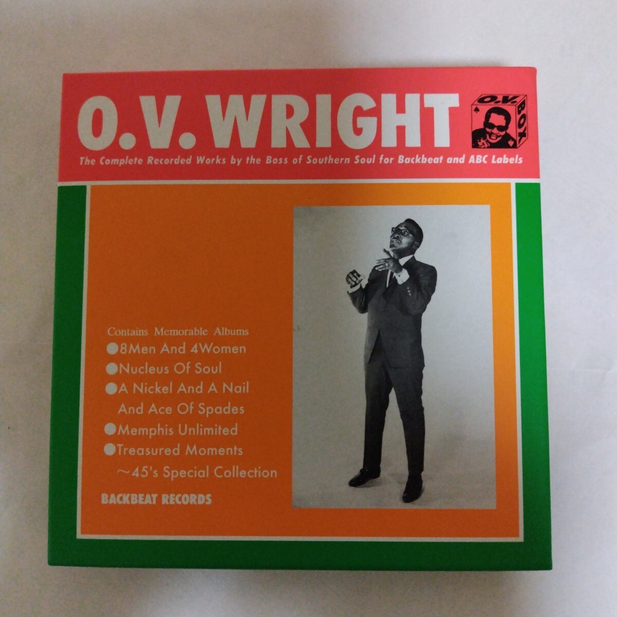 The Complete Recorded Works by the Boss of Southern Soul for Backbeat and ABC Labels / Ｏ．Ｂ．WRIGHT 紙ジャケ5CDBOXSET_画像1