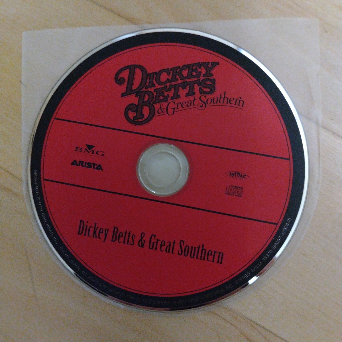 ディッキー・ベッツ&グレイト・サザン / ディッキー・ベッツ&グレイト・サザン 紙ジャケCD_画像3