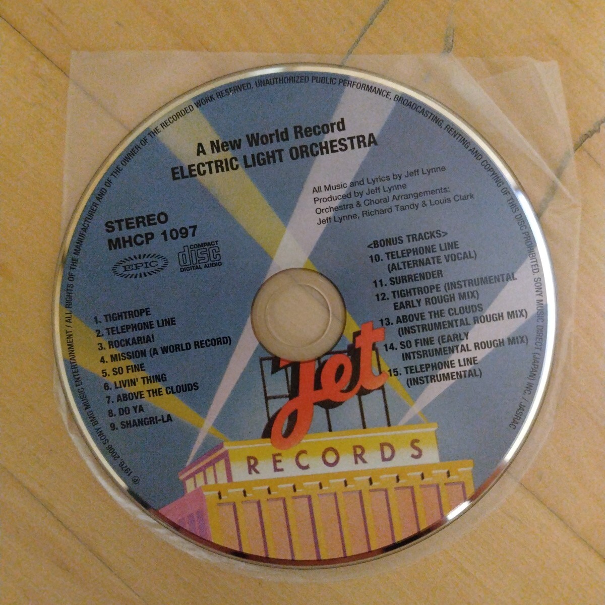 オーロラの救世主 / エレクトリック・ライト・オーケストラ 紙ジャケCD_画像6