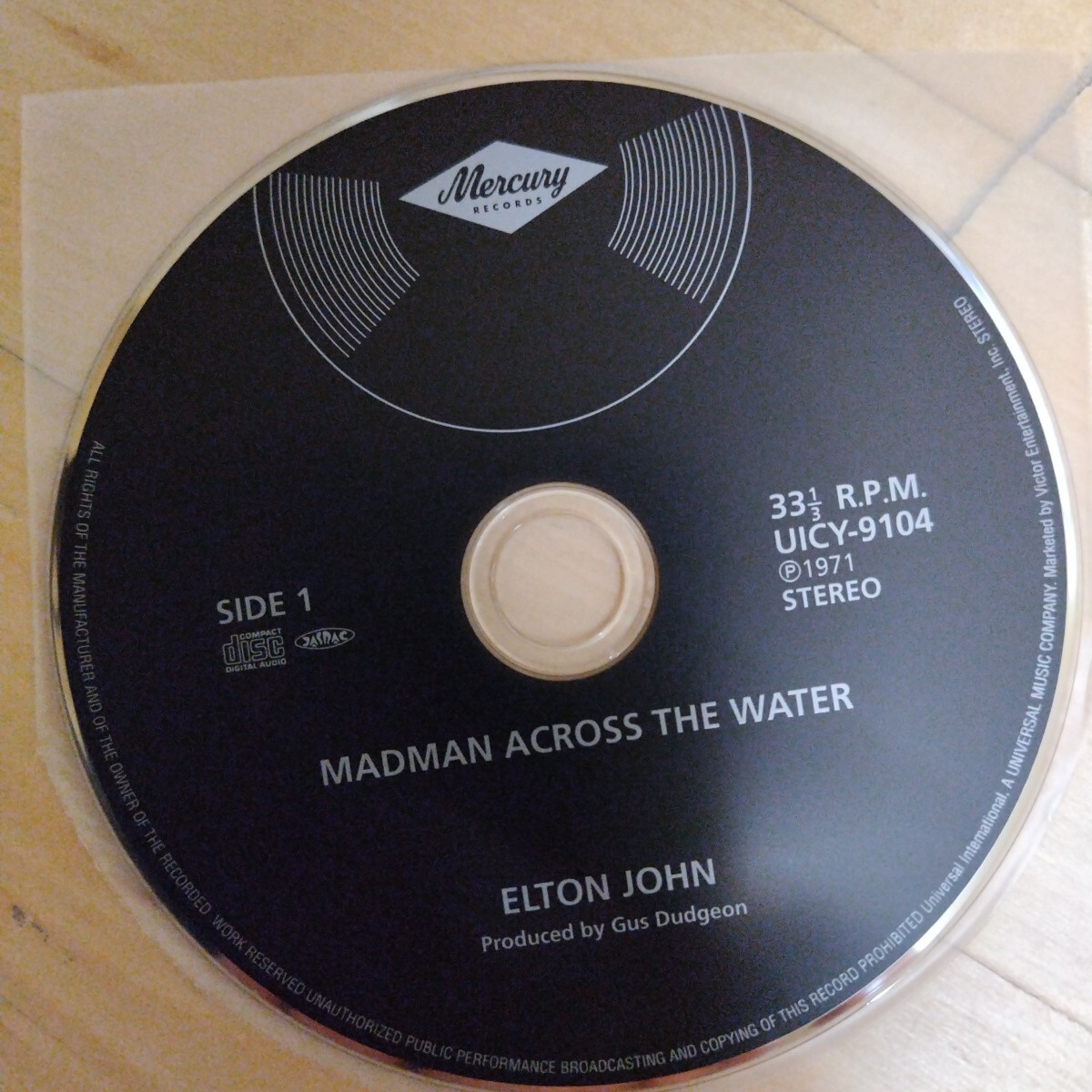 マッドマン / エルトン・ジョン 紙ジャケCD_画像5