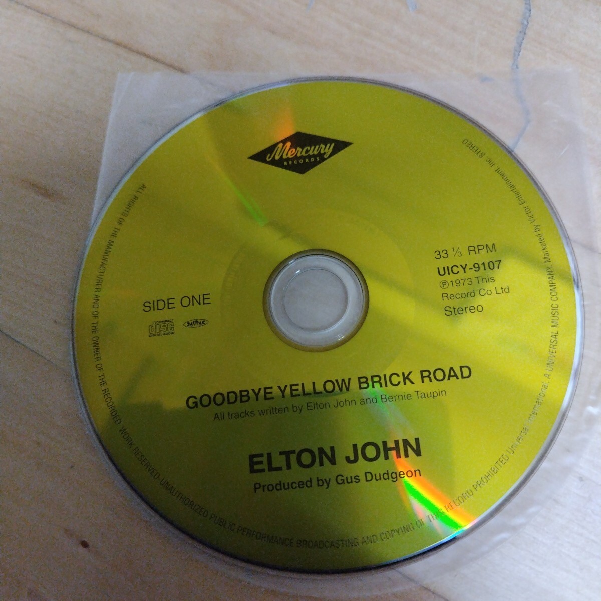 黄昏のレンガ路(グッバイ・イエロー・ブリック・ロード) / エルトン・ジョン 紙ジャケCD_画像5
