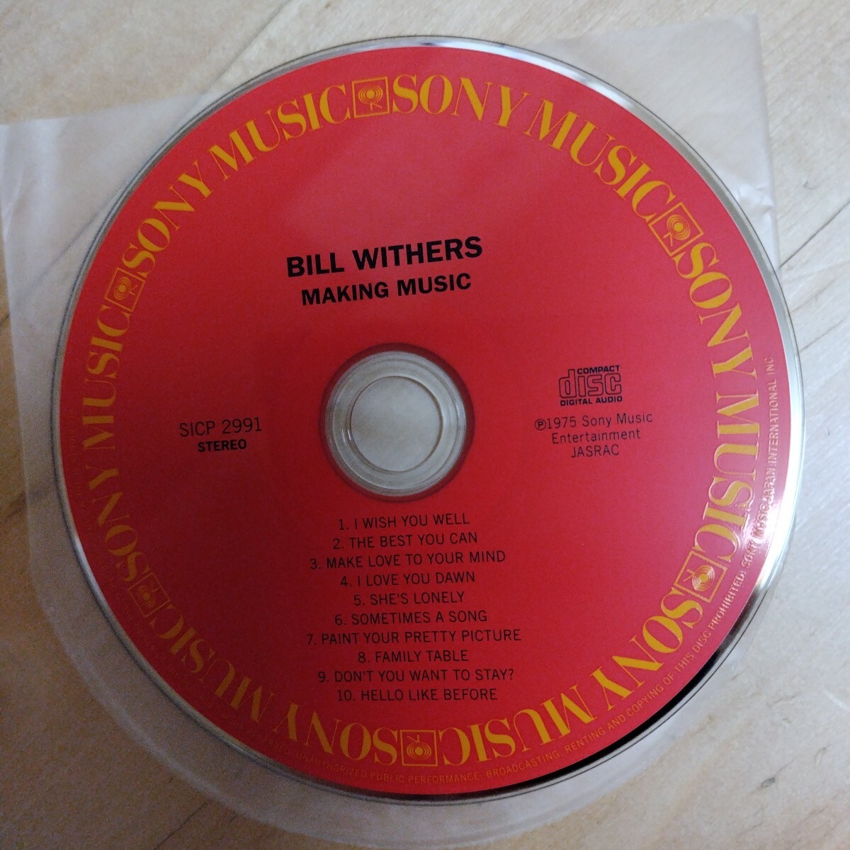 メイキング・ミュージック / ビル・ウィザース 紙ジャケCD_画像4