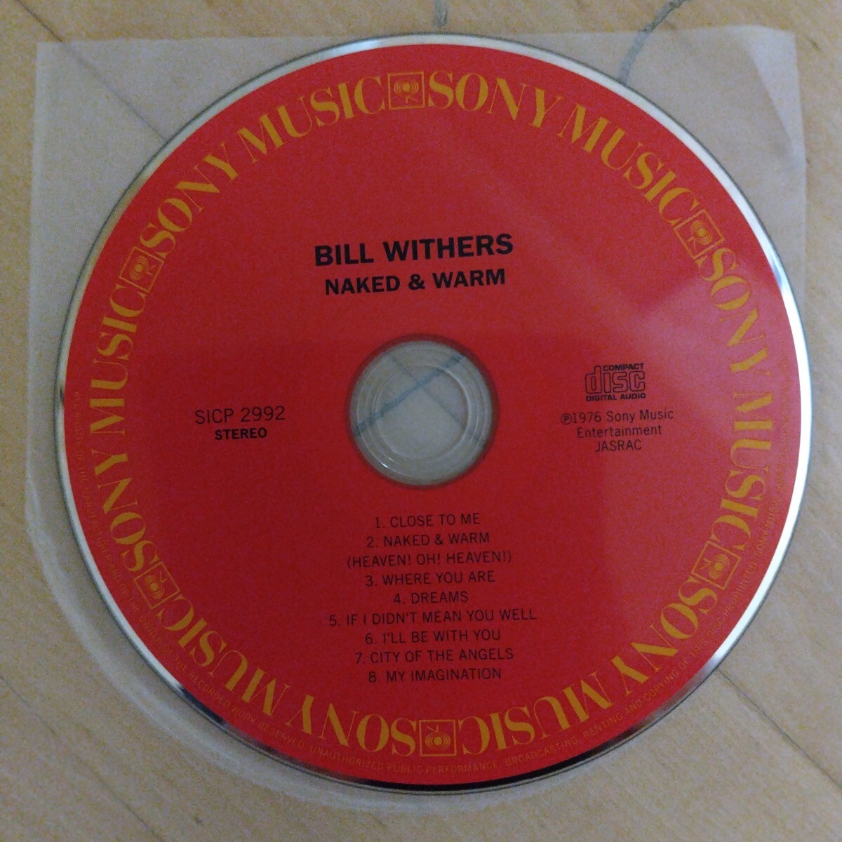 ネイキッド&ウォーム / ビル・ウィザース 紙ジャケCD_画像5